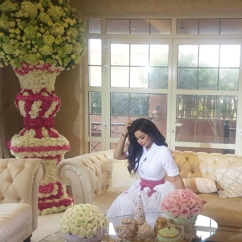 فيديو برنامج صباح الخير يا عرب يبث من منزل لجين عمران المكسو بالورد بمناسبة يوم المرأة العالمي